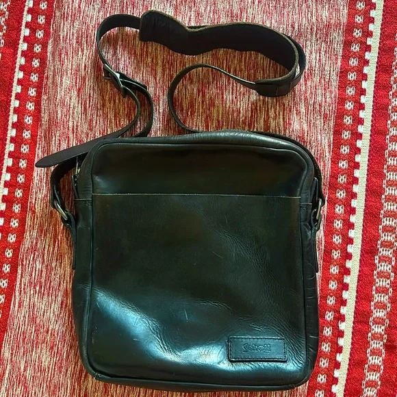 Schott NYC | Bags | Schott Cxl Cross Carry Bag Black Leather